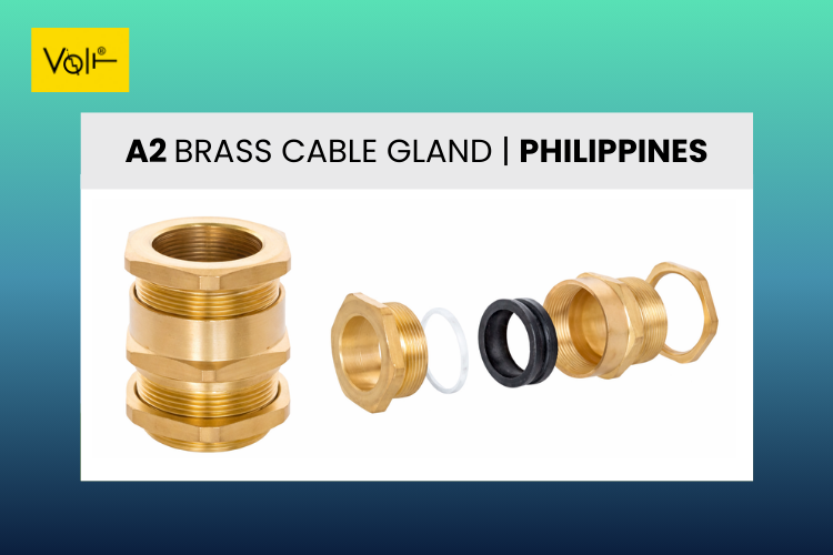 Brass E1W Double Compression Cable Gland Size Chart & Parts by Volt Metal Industries